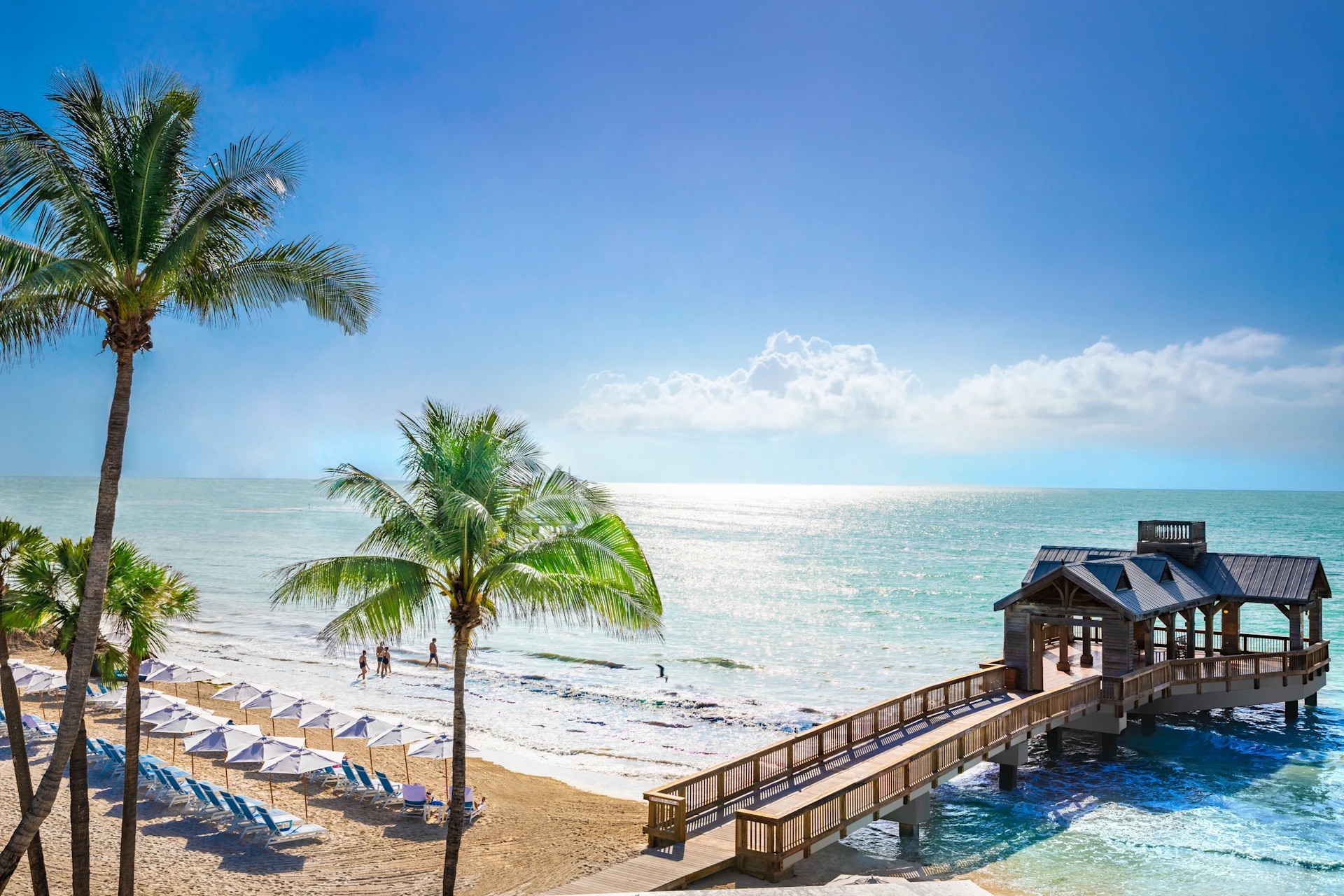 The Reach Key West beachfront resort with 450-foot Atlantic private beach and outdoor pool