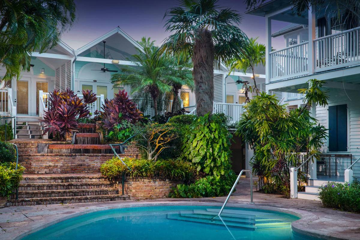 Marquesa Hotel boutique resort at Fleming and Duval Street, near Margaritaville Key West