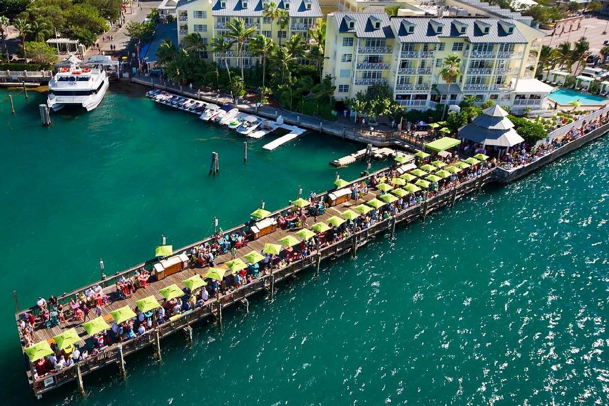 Ocean Key Resort and Spa Key West Gulf of Mexico view from Sunset Pier