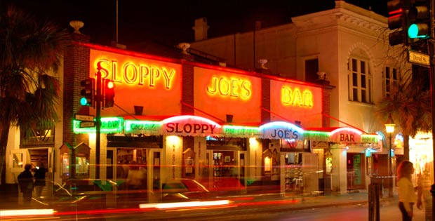 Sloppy Joe's Bar Key West at Night