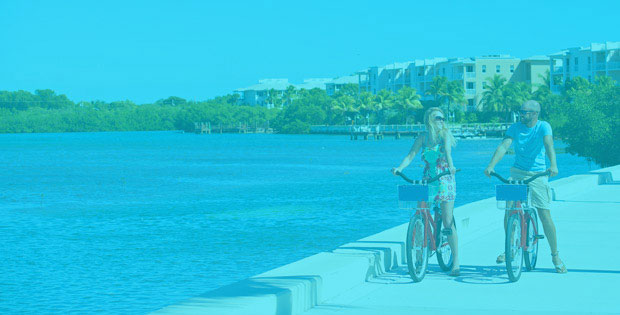 key west bike rentals at the ocean