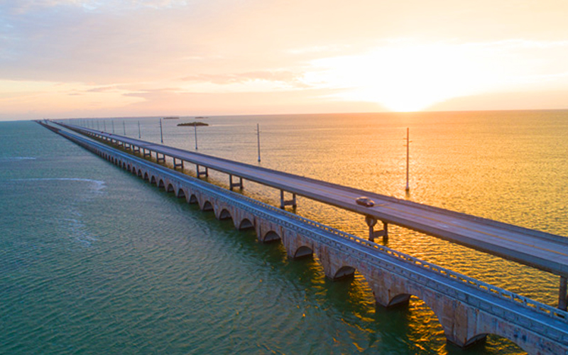 7 mile bridge in Key West