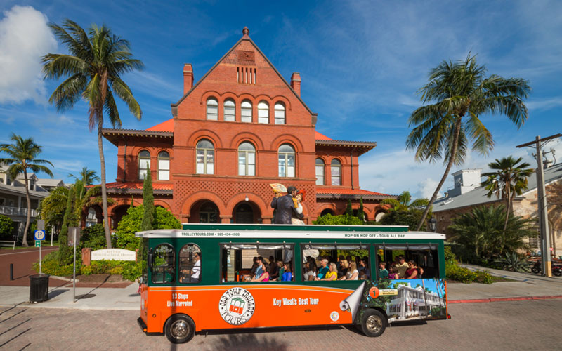 trolley key west image